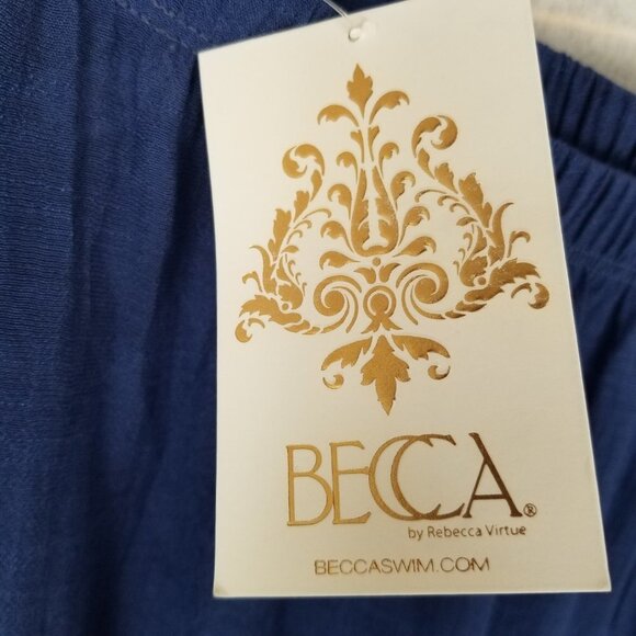 BECCA Navy Blue Strapless Jumpsuit - Picture 12 of 14